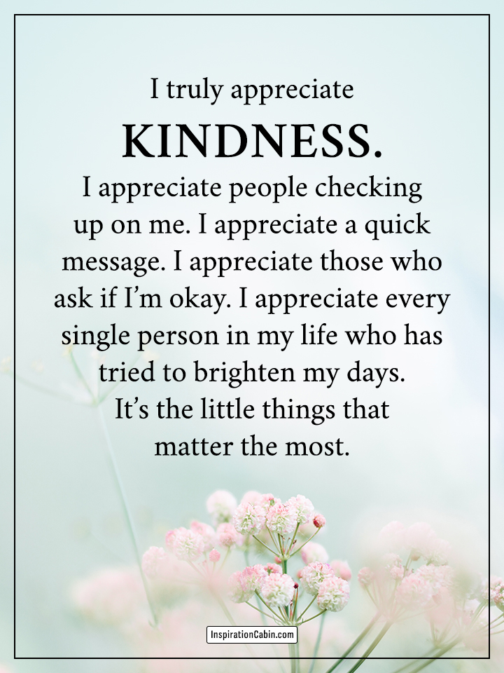 appreciate kindness quotes
