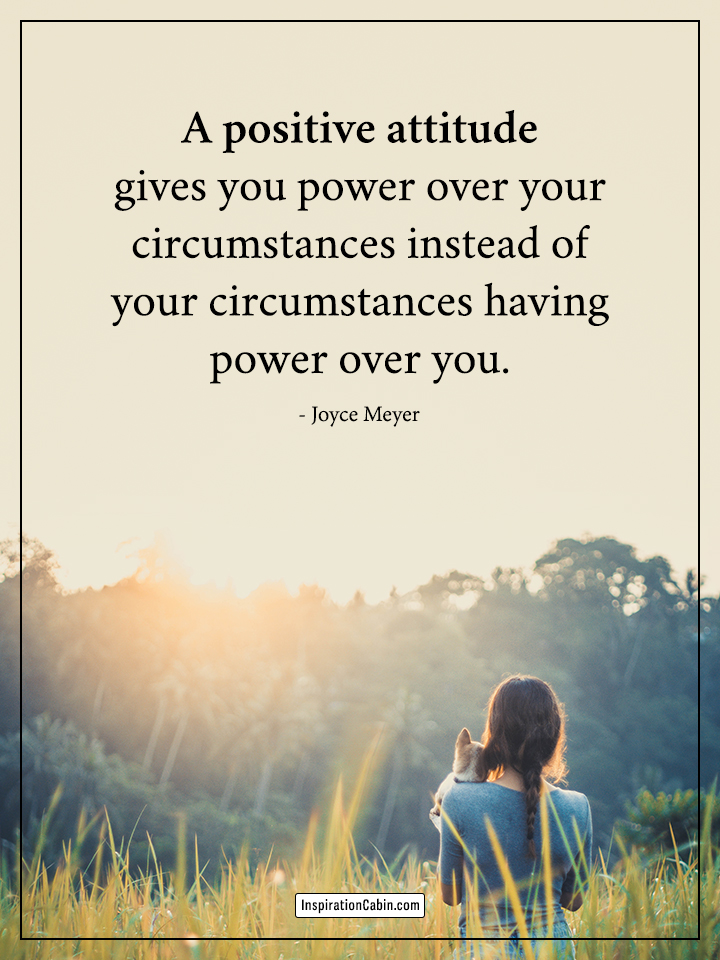 A positive attitude quote