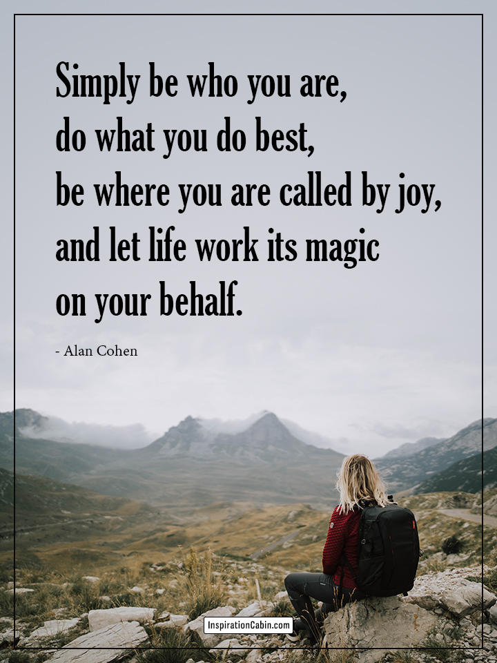Be who you are quote