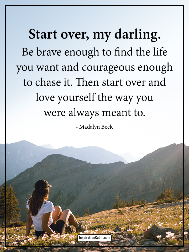Start over quote