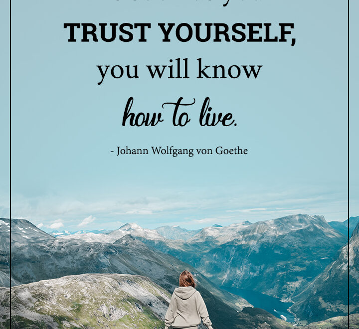 Trust yourself quote