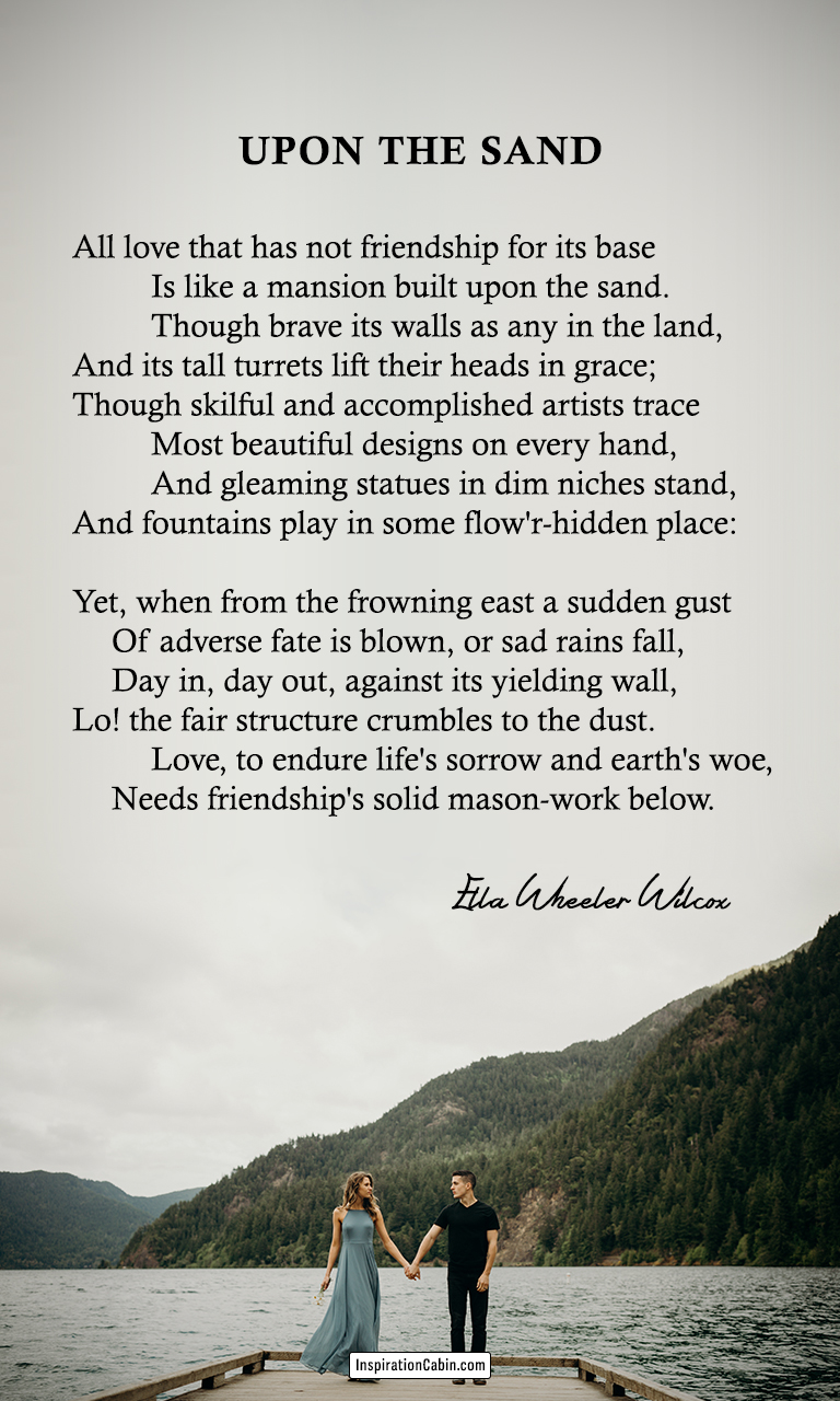 Upon the sand by Ella Wheeler Wilcox
