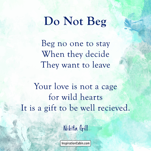 Do Not Beg