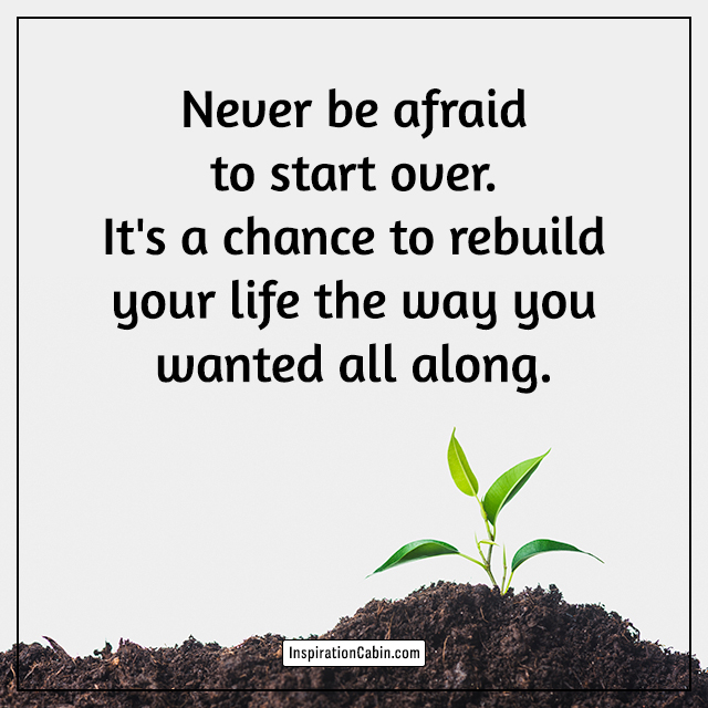 start over quote