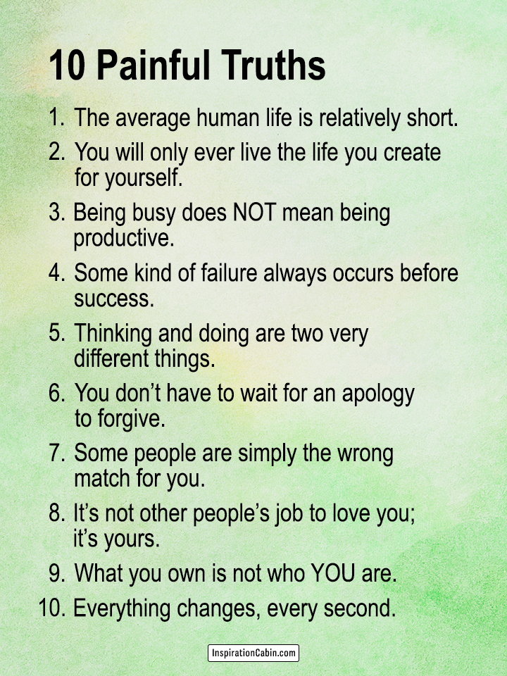 10 Painful Truths