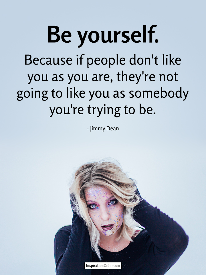 Being Yourself Quote