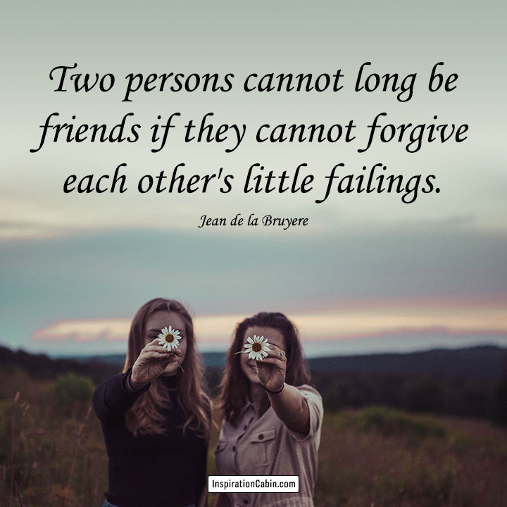 friends forgive each other