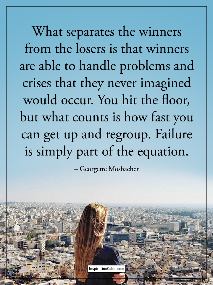 What separates the winners from the losers